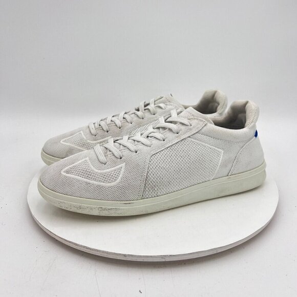 Rothy’s The RS01 Sneaker Men Size 9 Bright White Knit Comfort Casual Shoes - Picture 1 of 14
